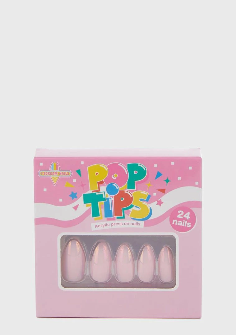 Top 10 π I Scream Nails Glazed Over Coffin Shaped False Nails π 4 I Scream Nails Glazed Over Coffin Shaped False Nails