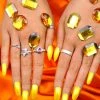 I Scream Nails Yellow Diamond Nail Polish