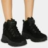 Skechers Black Street Blox Block Gawkers Sneakers Boots & Booties