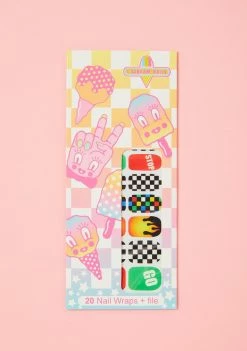 I Scream Nails The Fast Lane Nail Wraps