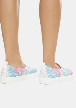 Skechers Pink Poppy Hippie Hype Slip On Sneakers