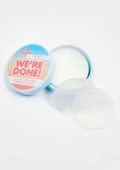 I Scream Nails Weâre Done! Peach Remover Wipes