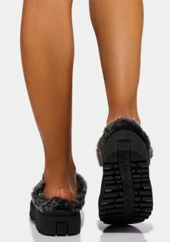 Skechers Black Shindigs Fortress Clogs