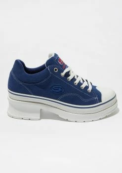 Skechers Navy Softy Heartbeats Sneakers