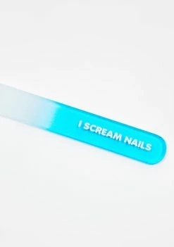 I Scream Nails Glass Nail File