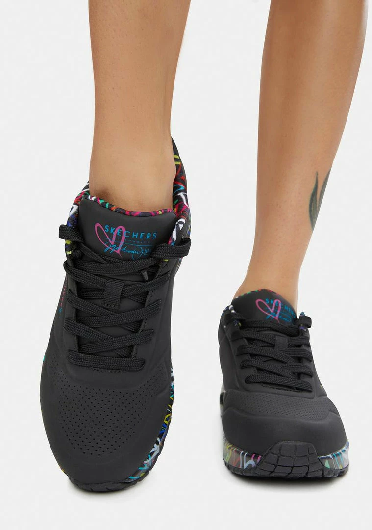 Wholesale π Skechers X JGoldcrown Black Loving Love Uno π Sneakers βοΈ 4 Skechers X JGoldcrown Black Loving Love Uno Sneakers