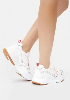 Skechers White Rovina Colorful Wayz Sneakers