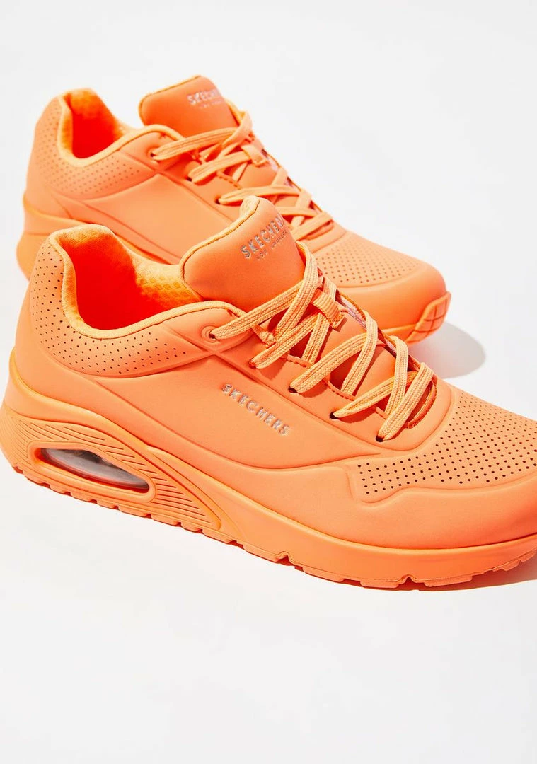 Top 10 β€οΈ Skechers Orange Stand On Air Uno π Sneakers 𧨠4 Skechers Orange Stand On Air Uno Sneakers
