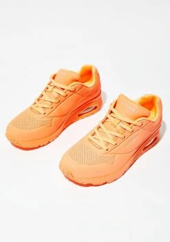 Top 10 β€οΈ Skechers Orange Stand On Air Uno π Sneakers 𧨠8 Skechers Orange Stand On Air Uno Sneakers