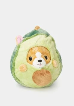 Squishable Other Shit Corgi In Avocado 7" Stuffed Toy