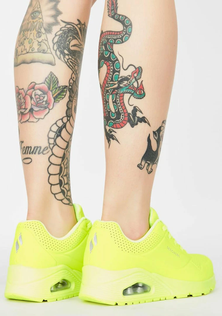 Coupon β Skechers Yellow Neon Nights Uno π Sneakers π― 6 Skechers Yellow Neon Nights Uno Sneakers