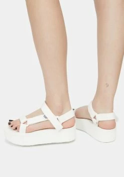 Teva Platform Sandals White Flatform Universal Sandals