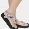 Teva Black Multi Midform Fray Sandals