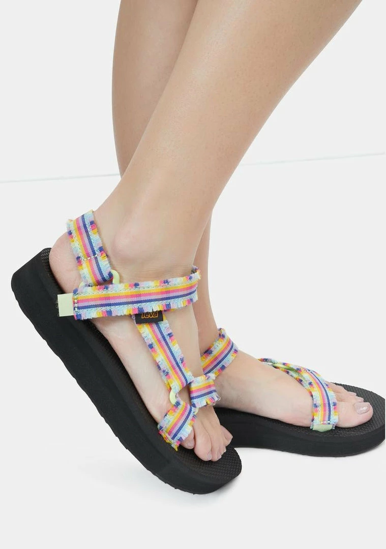 Best deal β Teva Black Multi Midform Fray π©΄ Sandals βοΈ 3 Teva Black Multi Midform Fray Sandals