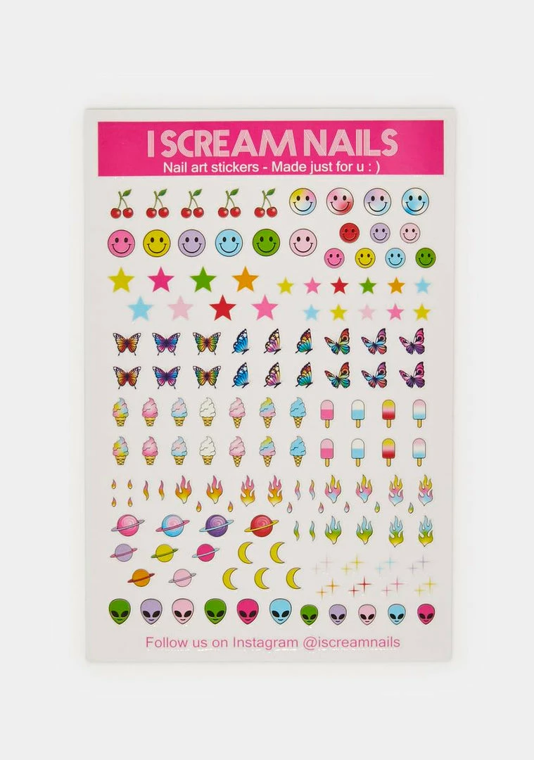 Best deal π I Scream Nails Nail Art Stickers π₯° 3 I Scream Nails Nail Art Stickers
