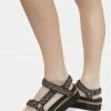 Teva Dorinda Neutral Cheetah Flatform Universal Sandals