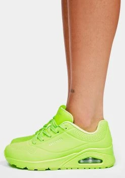 Skechers Lime Uno Night Shade Sneakers