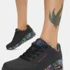 Skechers X JGoldcrown Black Loving Love Uno Sneakers