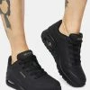 Skechers Black Stand On Air Uno Sneakers