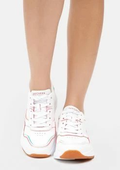 Skechers White Rovina Colorful Wayz Sneakers