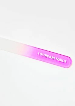 I Scream Nails Sweet Glass Nail File