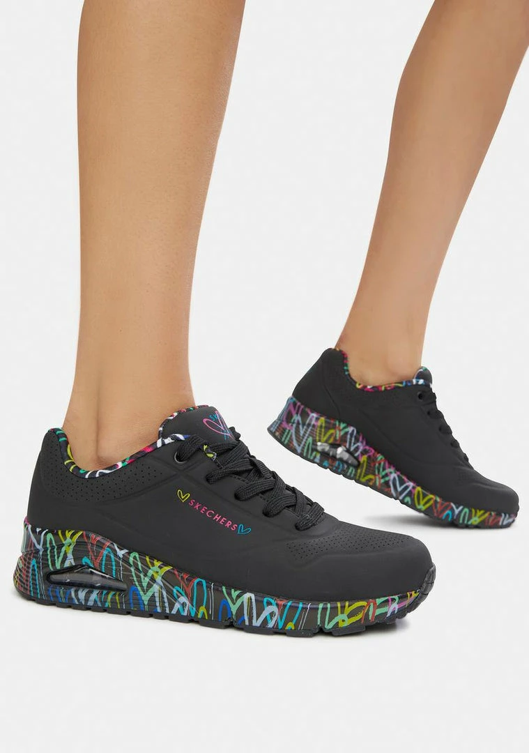 Wholesale π Skechers X JGoldcrown Black Loving Love Uno π Sneakers βοΈ 5 Skechers X JGoldcrown Black Loving Love Uno Sneakers