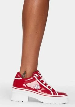 Skechers Red Heartbeat Loud Sneakers