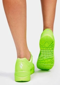 Skechers Lime Uno Night Shade Sneakers