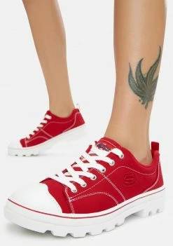 Skechers Red Roadies True Roots Sneakers