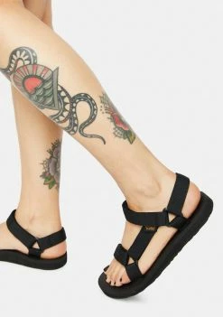 Teva Black Original Universal Sandals