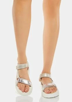 Teva Gladiator Sandals Pearl Midform Universal Shimmer Sandals