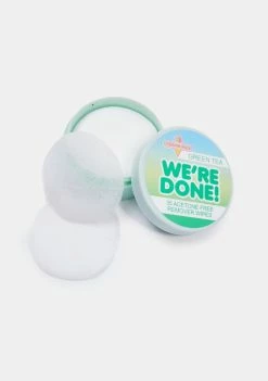 Promo 😀 I Scream Nails Weâre Done! Green Tea Remover Wipes ✔️ 7 I Scream Nails Weâre Done! Green Tea Remover Wipes