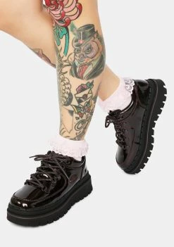 Skechers Classic Sneakers Burgundy Jammers Cool Block Oxfords