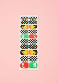 I Scream Nails The Fast Lane Nail Wraps