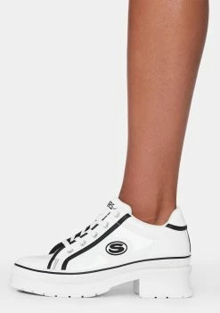 Skechers White Heartbeat Loud Sneakers