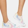 Skechers White Rainbow Berkeley Blocks Roadies Sneakers