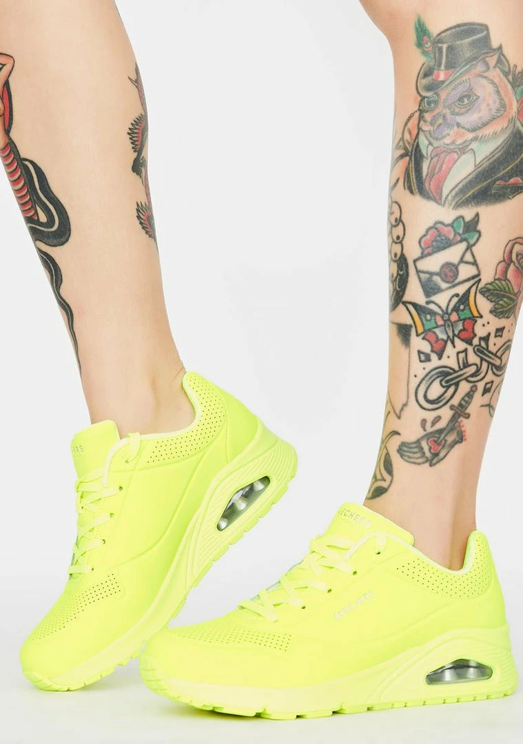 Coupon β Skechers Yellow Neon Nights Uno π Sneakers π― 3 Skechers Yellow Neon Nights Uno Sneakers