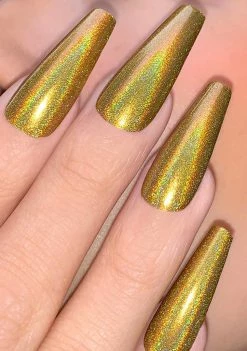 I Scream Nails Dripping In Holo Nail Polish