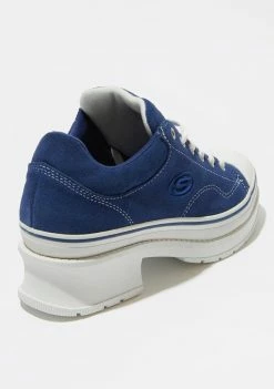 Skechers Navy Softy Heartbeats Sneakers