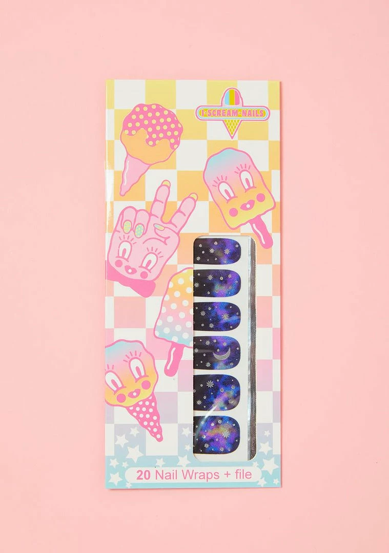 Flash Sale π I Scream Nails Beyond The Milky Way Nail Wraps βοΈ 6 I Scream Nails Beyond The Milky Way Nail Wraps